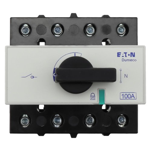 Eaton Lastscheider DUMECO 100A 3P+SN doorgaande nul, draaigreep zwart - Eaton y8 199970 c - 20064306