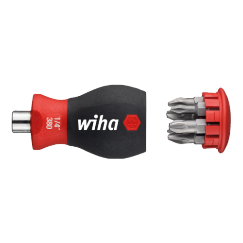 WIHA Stubby Schroevendraaier met Bitmagazijn magnetisch 1/4" 3801 PH/P - Ec9b31bc 6df9 4632 9842 45f1f7860788 - 20012896