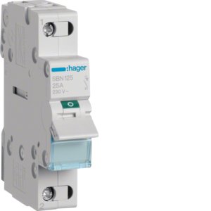 HAGER hoofdschakelaar 1p 25a SBN125 - Edf846d9acb33baaa0511dfcbc82c0f9 - 11000890
