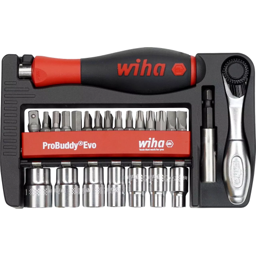 WIHA ProBuddy Dopsleutel- en Bitset 1/4" 6251M, 40-delig - Efc8da86 cac2 4bac a124 2abe33436309 - 20196109