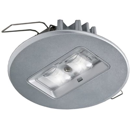 ABB VanLien Decentraal 2 watt, rond alu continu inbouw led armatuur, inclusief DAL - Evago recessed round alu - 20128401