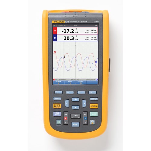 Fluke Industri&euml;le ScopeMeter 40MHZ, EU - F 124b 01a c - 20011833
