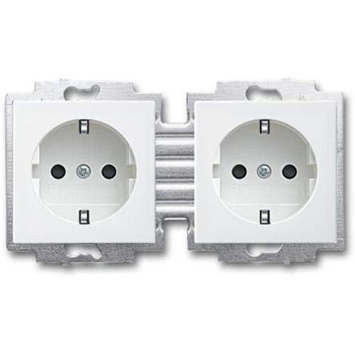 ABB Busch-Jaeger wcd ra kv dubbel hor cpl inb SI-B alpinwit - F 20 2eucb 914 503 - 20090115
