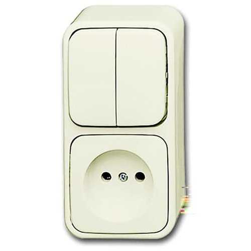 ABB Busch-Jaeger combinatie serie opb AP creme - F 2601 5 2300ap 500 - 20088226