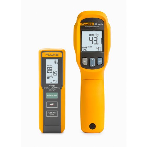 Fluke Set van 417D Laserafstandsmeter en 62Max+ Infraroodthermometer - F 417d 62max kit 01a c - 20011883