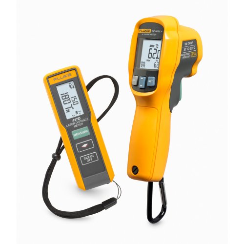 Fluke Set van 417D Laserafstandsmeter en 62Max+ Infraroodthermometer - F 417d 62max kit 02a c - 20011883
