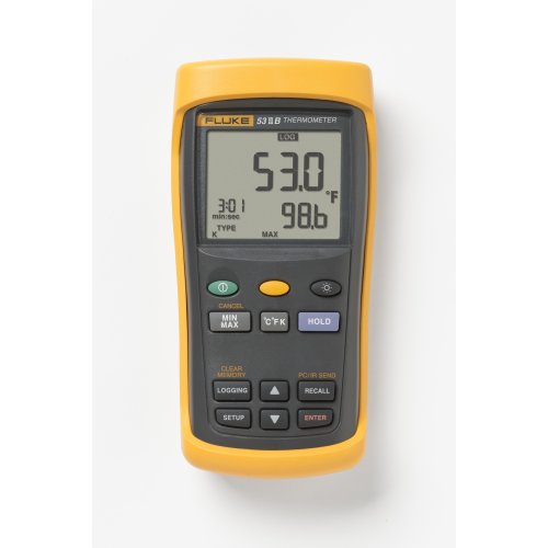 Fluke 53 II Temperature Logging Digital Thermometer - F 53 2b 01a h - 20011583