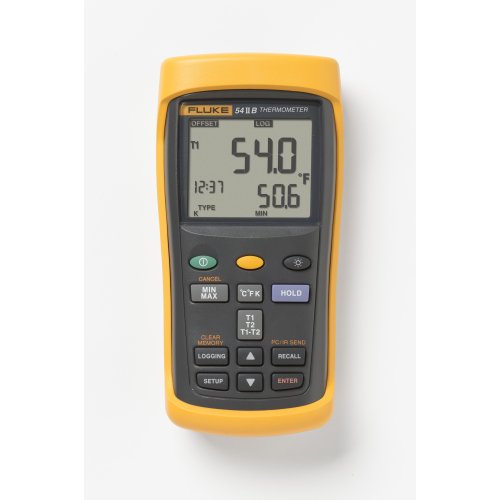 Fluke Thermometer dual input 60 Hz inclusief dataloggen - F 54 2b 01a h - 20011584