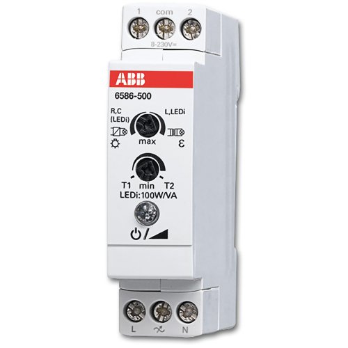 ABB Busch-Jaeger dimmer led 100W/VA basic DIN-rail - F 6586 500 - 20090792