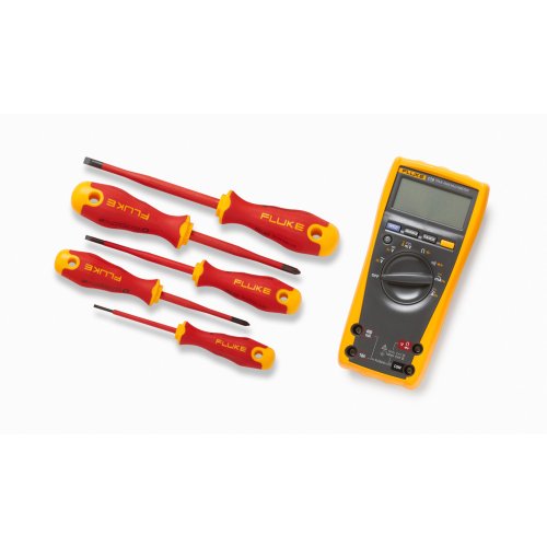Fluke 179 digitale True-RMS-multimeter&5 ge&iuml;soleerde schroevendraaiers - F ib179m 01a c - 20011892