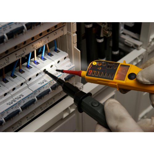 Fluke Spannings en doorbeltester, verlichte LCD-uitlezing,weerstandsmeting - F t150 03a h - 20011626