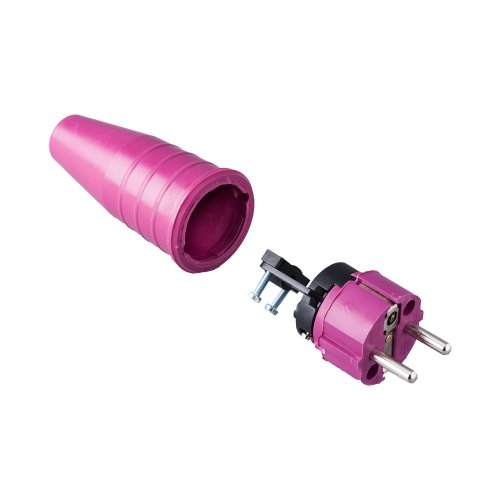 Keraf Volrubber contactstop 16A 250V~ bus/randaarde geheel paars - F333578f1a12b971f68ad2699d6893c9 - 20157453