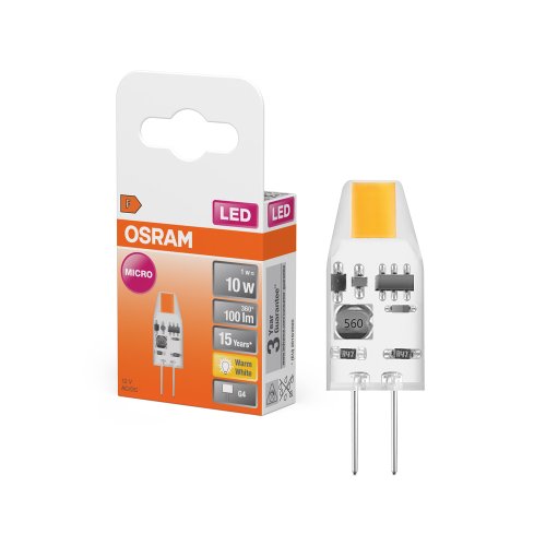 OSRAM micro led lamp g4 12v 1w 2700k - F5ceb1e4662784a839f8c3607439583b - 11001470