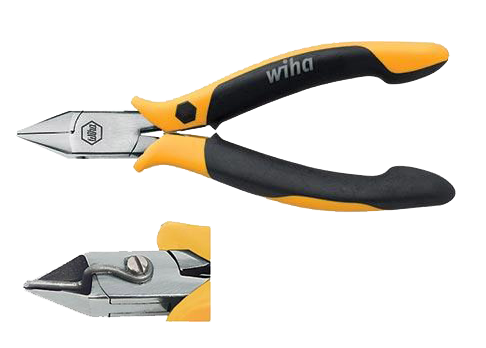 WIHA Zijkniptang Professional ESD Z41404. Brede, spitse kop en draadkl - F5df7e05 3235 440f a44c a6275d2883db - 20013252