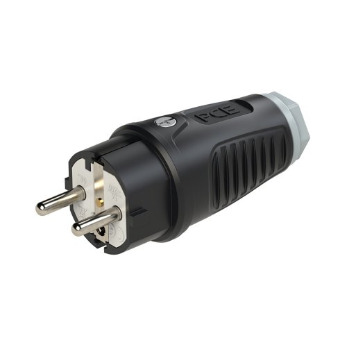 PCE Contactstop bus/randaarde Taurus2 zwa/gri rubber 16A 250V~ - F7bb992949521b514bcf36539cc3353a - 20158110