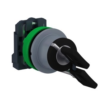 Schneider Electric flush mounted ssw key 455 2 pos key release left 1NO screw clamp cp gr - Fd8de686590d34e2ed3bc9686041a7c3 - 20084128