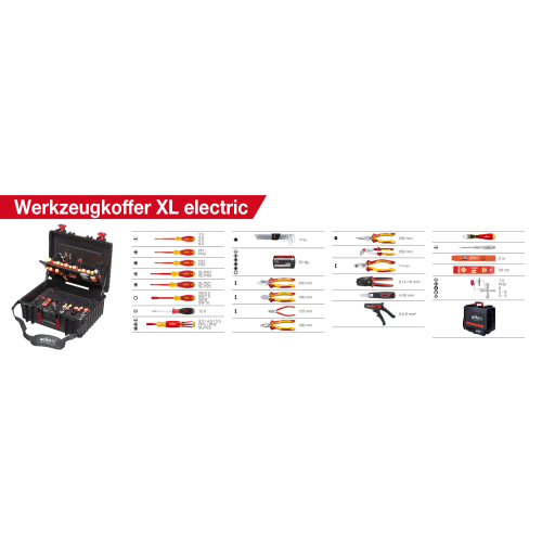 WIHA Gereedschapskoffer Electricien XL 9300-702, 81-delig - Ffaee370 33da 483c bd18 50ca18ede419 - 20013877