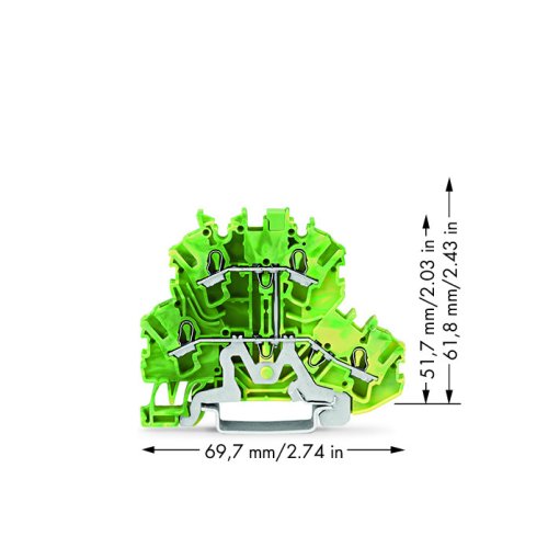 WAGO topjob s aardklem 2-etage 2,5mm&sup2; groen/geel 2002-2207 - Ffaf53f3 8c93 4387 8652 09252d7f6156 - 11002416
