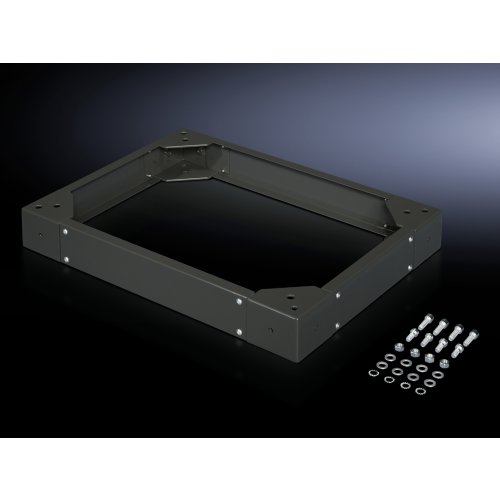 Rittal TS Aardbevingssokkel 800x100x600 RAL7022 - Fri100622895 - 20136057