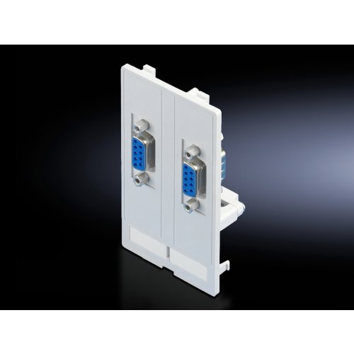 Rittal SZ Interface mod 2x D-Sub 9 (bus/stift) - Fri100624395 - 20132654