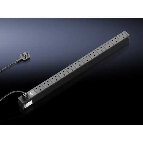 Rittal PDU Basic UK 13A/1F 12x BS1363 - Fri151316795 - 20135919