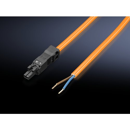 RITTAL sz voedingskabel 2p 240v l=3000 oranje 2500.420 - Fri161312795 - 1524975