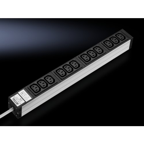 RITTAL dk wandcontactdoosstrook 12v IEC-16a 7240.200 - Fri161319595 - 11004758