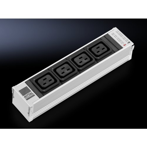 Rittal PSM Insteekmoduul 4xC19 mLED zZekering - Fri161321295 - 20135767