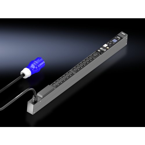 Rittal PDU Metered 16A/1F 12xC13 / 1xC19 - Fri191445195 - 20135835