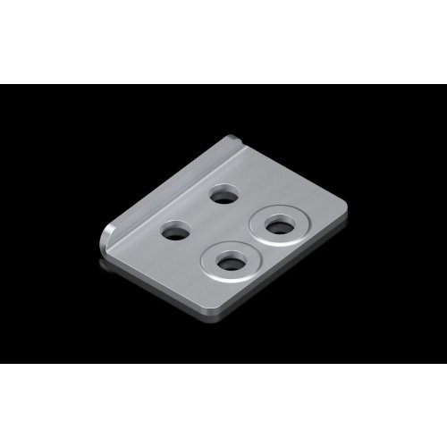 Rittal VX Sokkeladapter tbv zwenkwielen VE=4 - Fri231930795 - 20136447