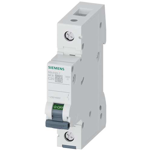 SIEMENS automaat 1p c20a 5SL61207 - G i202 xx 81155p - 9877925