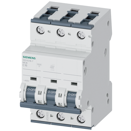 SIEMENS automaat 3p c16a 5SY4316-7 - G i202 xx 88026p - 11005143