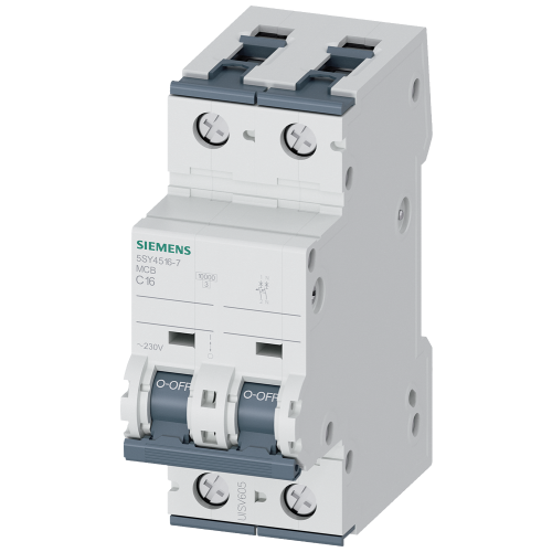 SIEMENS automaat c16 1p+n 5SY4516-7 - G i202 xx 88296p - 11004389