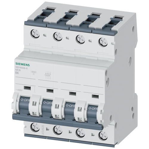 SIEMENS automaat b6 3p+n 5SY4606-6 - G i202 xx 88380p - 11007485