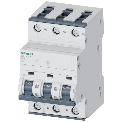 SIEMENS automaat 3p c16a 5SY63167 - G i202 xx 88816p - 9877872
