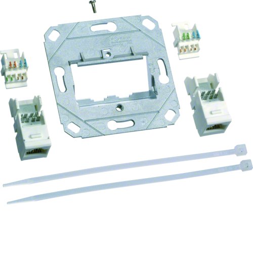 TEHALIT data-aansluiting 2xrj45 8/8 cat6a utp G3155 - G3155 - 11004091