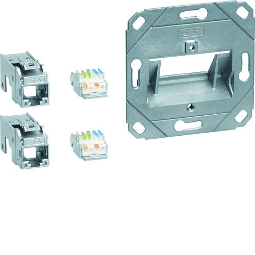 TEHALIT data aansluiting 2x rj45 cat6 GMKSRJ45C6A2 - Gmksrj45c6a2 - 2146906