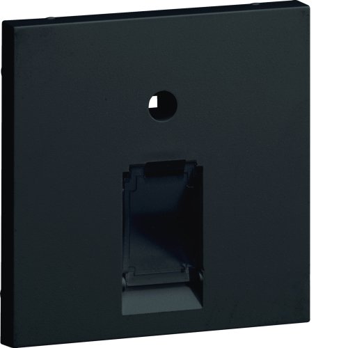 TEHALIT centraalplaat 1x rj45 zwart GZUAE1A9011 - Gzuae1a9011 - 2146905