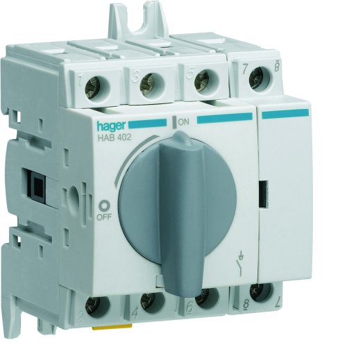 HAGER lastscheider 4p 20A HAB402 - Hab402 - 11005483