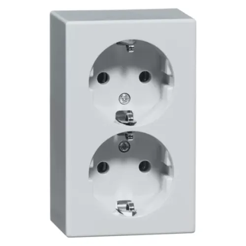 PEHA wcd 2v ra opbouw creme 6602 - Hbt electrical 00494811 schukoserialsocketwit primaryimage - 3005330