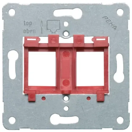 PEHA draagframe 2x mj rood 600 MJ1 - Hbt electrical 00740011 pehabasicelementssocke primaryimage - 3014534