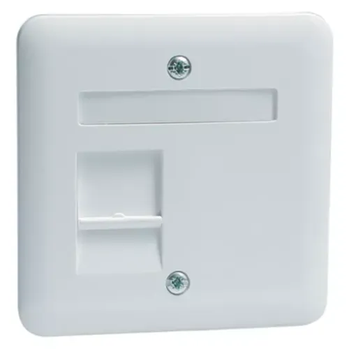 PEHA afdekplaat rj45 1v tbv 600mj creme 80.610 MJ1 Na w - Hbt electrical 00752611 pehacentralplate primaryimage - 3120821