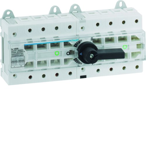 HAGER omschakelaar 1-0-2 125a 4p HI406R - Hi406r - 11009931