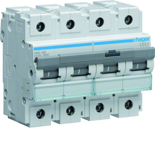 HAGER automaat 3p+n c125 HMC499 - Hmc499 - 11008734