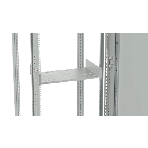 nVent HOFFMAN Legbord, 2U, 19" (483x280 mm), Staal - Hoffman 3dr n1340450 frontfixationmtr usen gray - 20131311