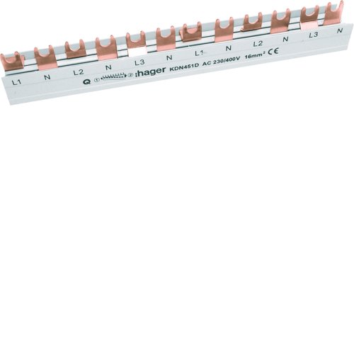 HAGER kamrail 1n/2n/3n 12 modulen KDN451D - Kdn451d - 8411697