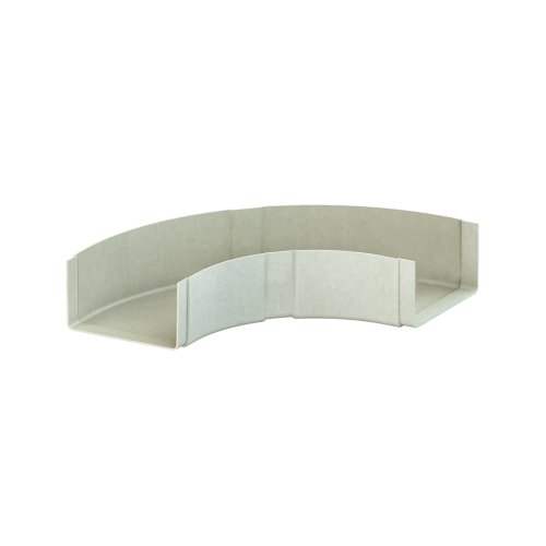 NIEDAX bocht 90 graden 400x80mm KKB40080 - Kkb a - 9841284