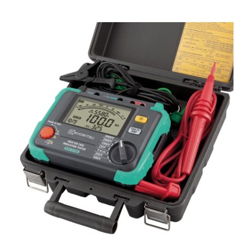 Kyoritsu hoogspanningsisolatie weerstandmeter 5kV - 250/500/1000/2500/5000V - Kyoritsu203125b20afbeelding - 20037210