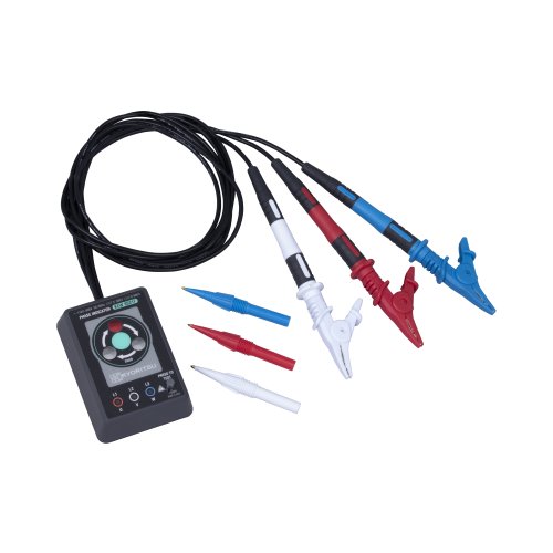 Kyoritsu Draaiveldmeter met gezekerde meetprobes en draagtas - Kyoritsu20kew8031f - 20037246