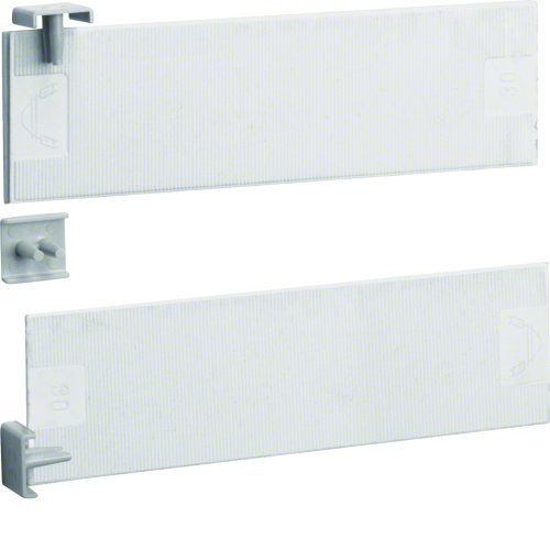 HAGER eindkap aansluitrail 2p set a10st KZ022 - Kz022 - 8411707